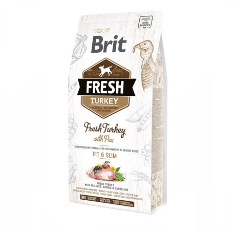 Brit Fresh Adult Fit Dinde et Pois 12Kg