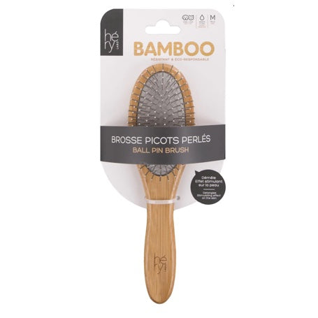 Brosse Bambou Picots Perles