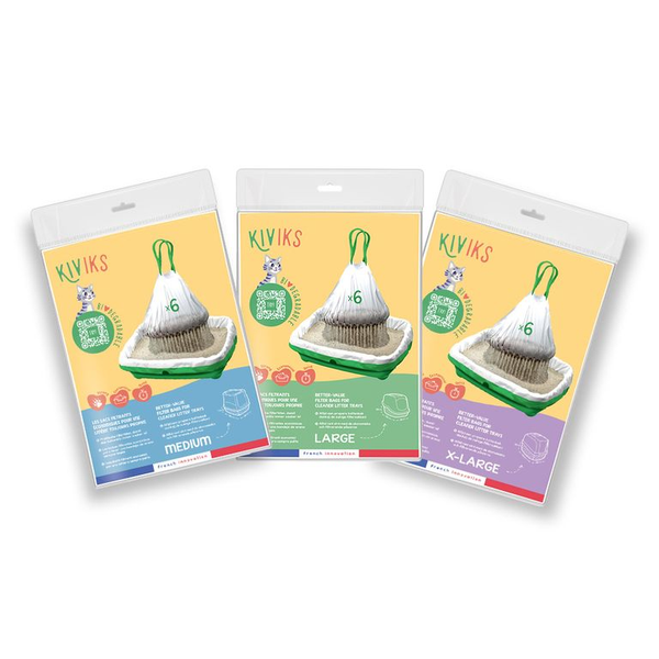 Sacs à Litière Filtrant x6