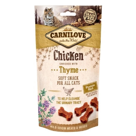 friandises semi humides pour chat au poulet