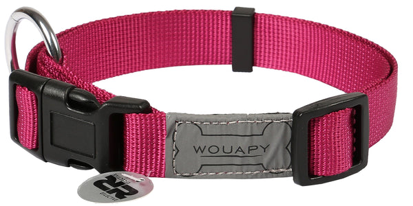 Collier nylon fushia wouapy