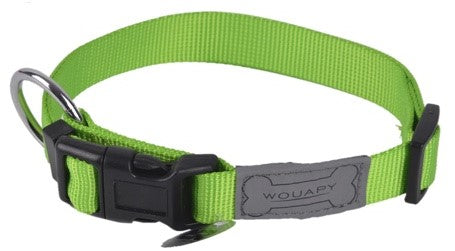 Collier nylon vert wouapy