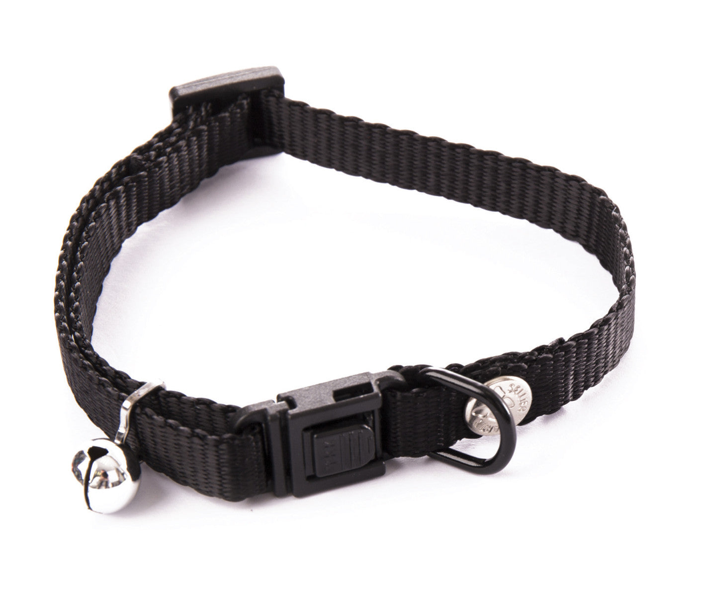 Collier pour chat en nylon noir