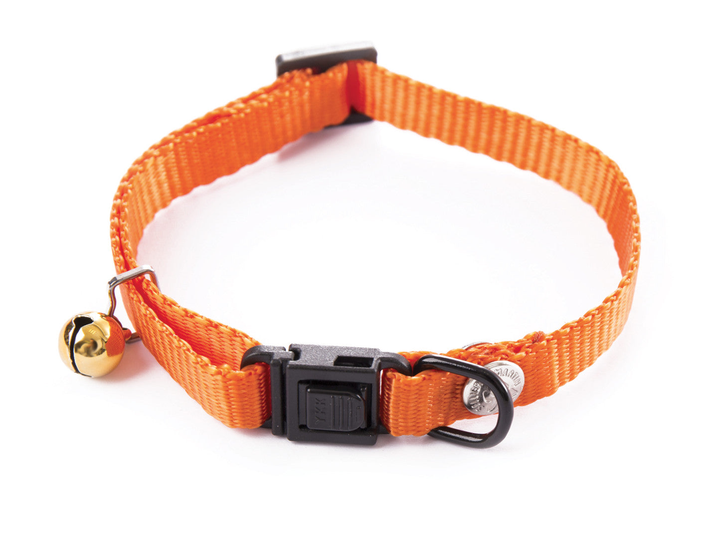 Collier pour chat en nylon orange
