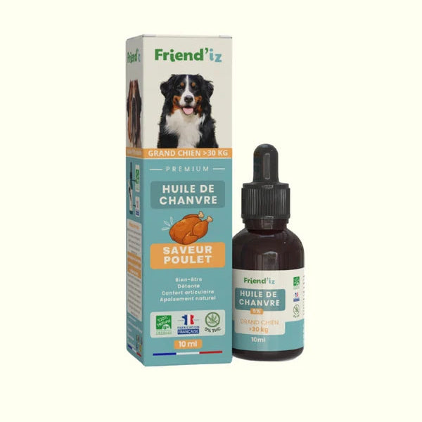 Huile de Chanvre pour Grand Chien Friend'iz