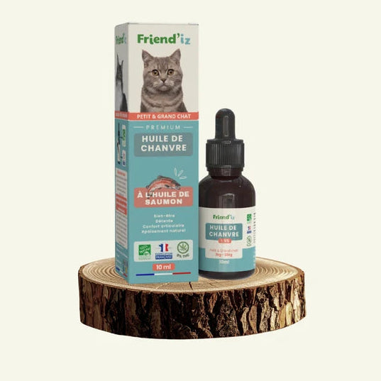 Huile de Chanvre pour Chat Friend'iz
