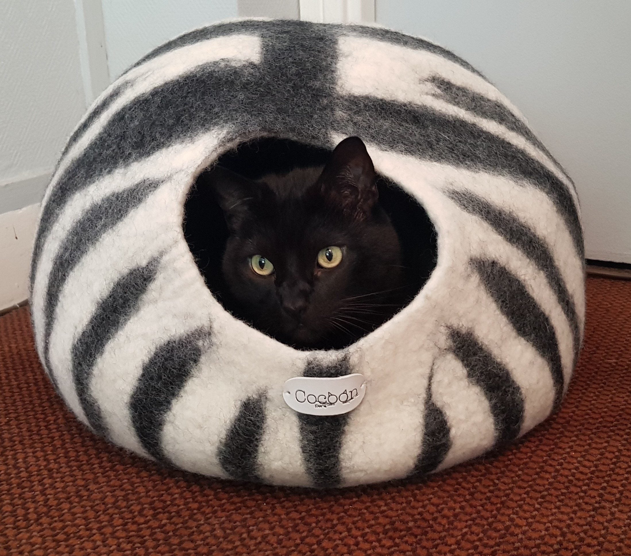 Cocon Pour Chat Bicolore