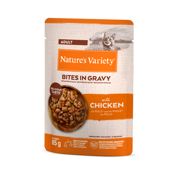 Bouchées en Sauce au Poulet pour Chat Nature's Varietè