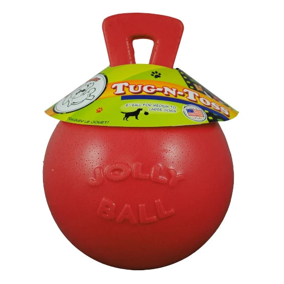 Jolly Tug-N-Toss Rouge