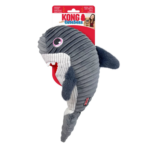 KONG CuteSeas Rufflez Shark M/L