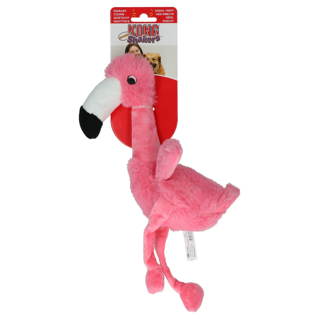 KONG® Shakers Honkers Flamant Rose Small