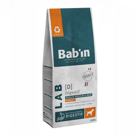 LAB Medium et Maxi Adulte Digestif Poulet 12kg