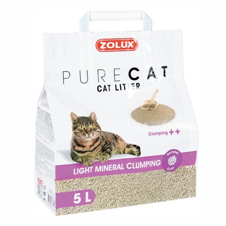 Litière PureCat Agglomérante Légère 5L