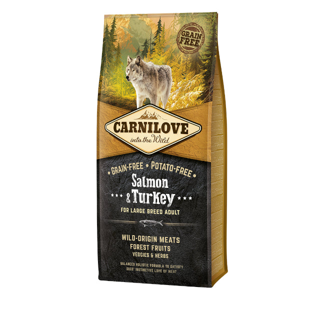 Carnilove Grand Chien Saumon & Dinde 12Kg