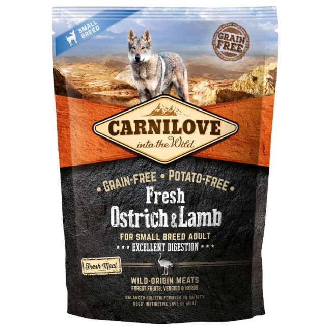 Carnilove autruche pour chien petite taille