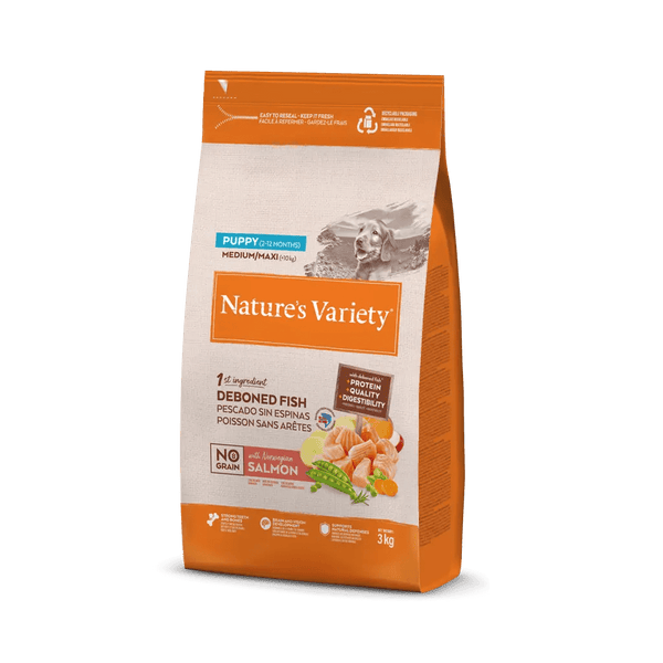 No Grain Puppy Medium et Maxi Saumon