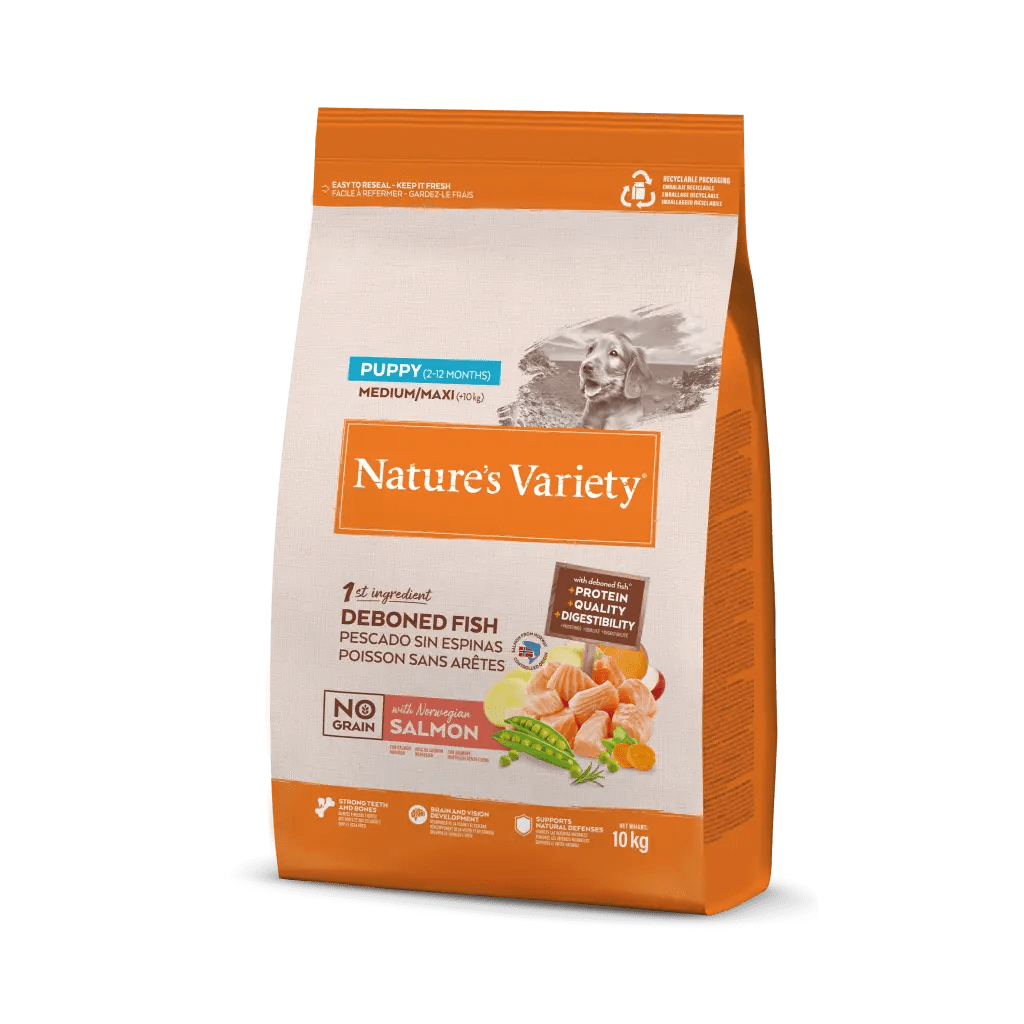No Grain Puppy Medium et Maxi Saumon