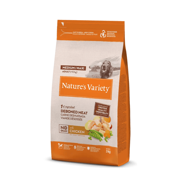 No Grain Medium Adult Poulet Nature's Variety