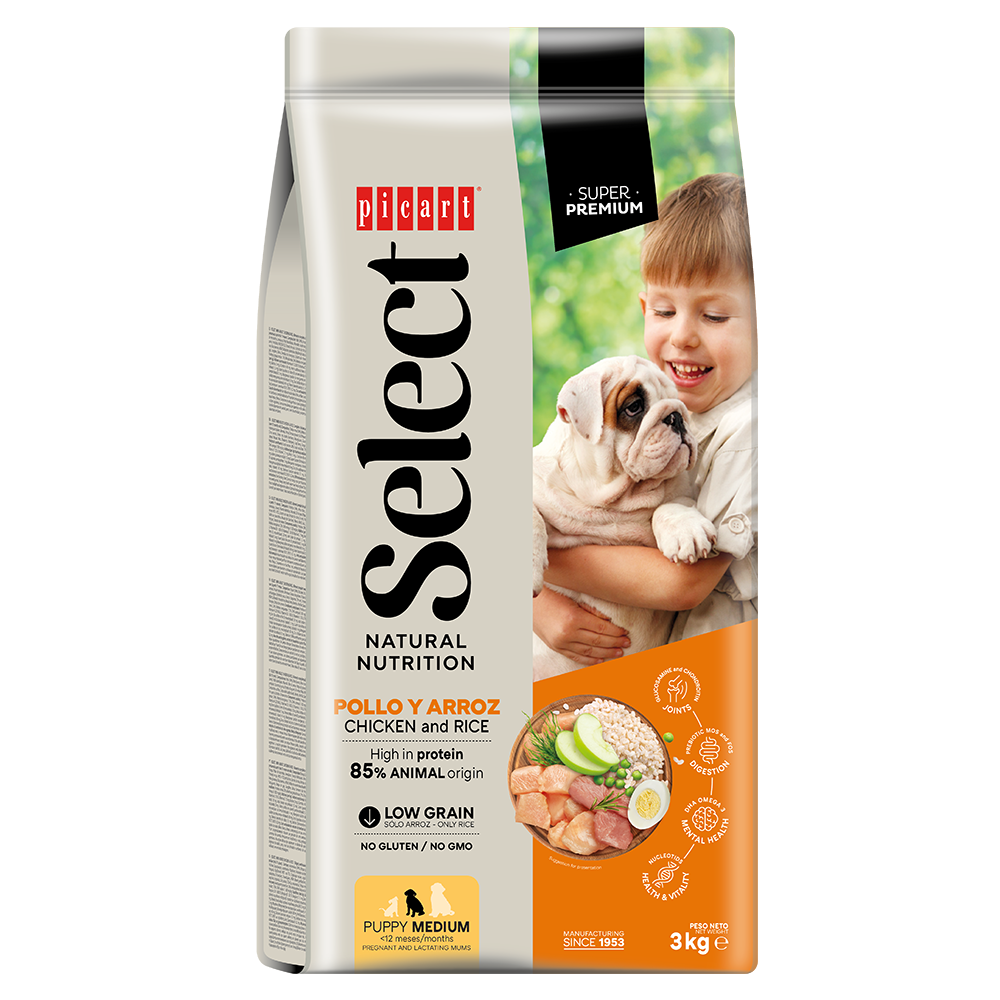Select Puppy Medium Poulet et Riz Picart