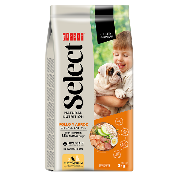 Select Puppy Medium Poulet et Riz Picart
