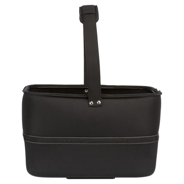 Panier avant de vélo pour chiens avec poinée de transport