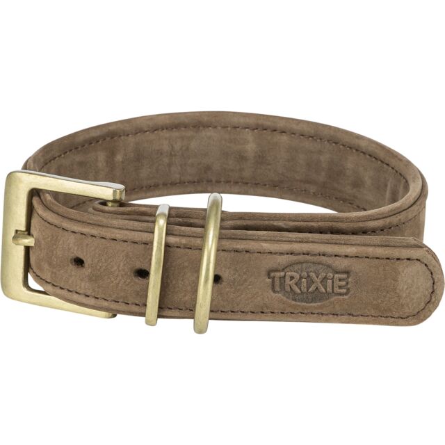 Collier Pure Cuir Extra Large Brun