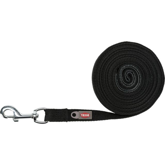 Laisse A Pister Sangle Plate avec Dragonne Noir