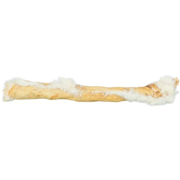 Rouleau de Peau de Lapin avec Fourrure 85g friandise pour chien Trixie