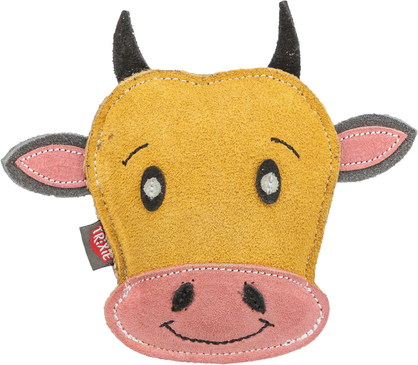 Jouet Tête de Vache en Cuir pour Chien