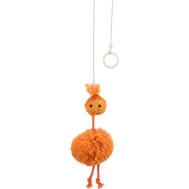 Poulet En Peluche Sur Elastique 20cm