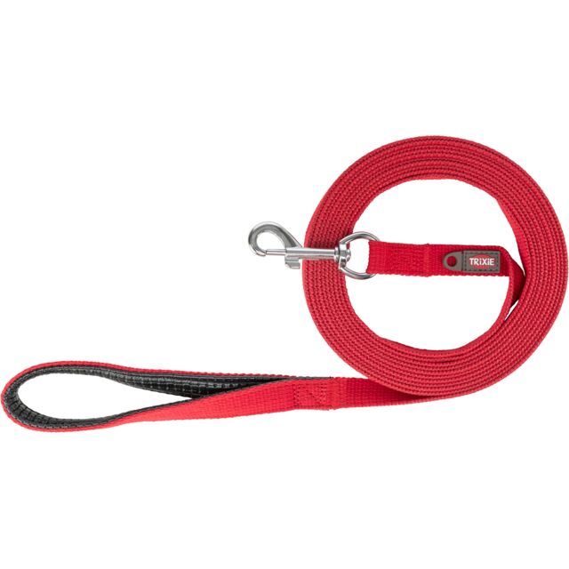 Laisse A Pister Sangle Plate avec Dragonne Rouge