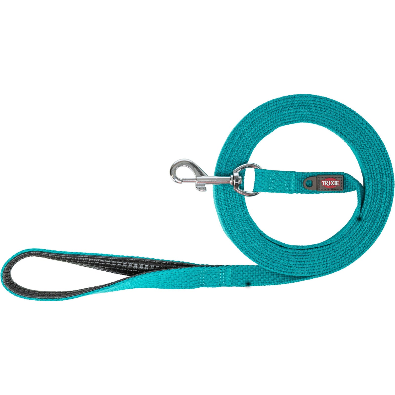 Laisse A Pister Sangle Plate avec Dragonne Aqua