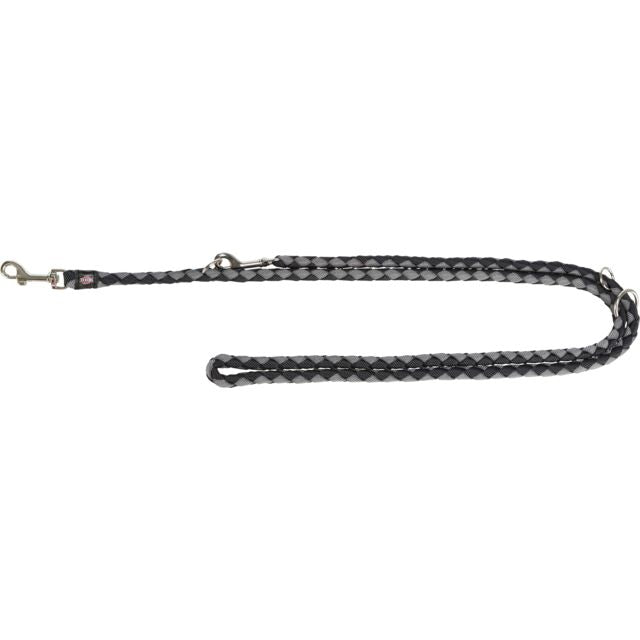 Laisse Cavo Réglable noir et gris graphite