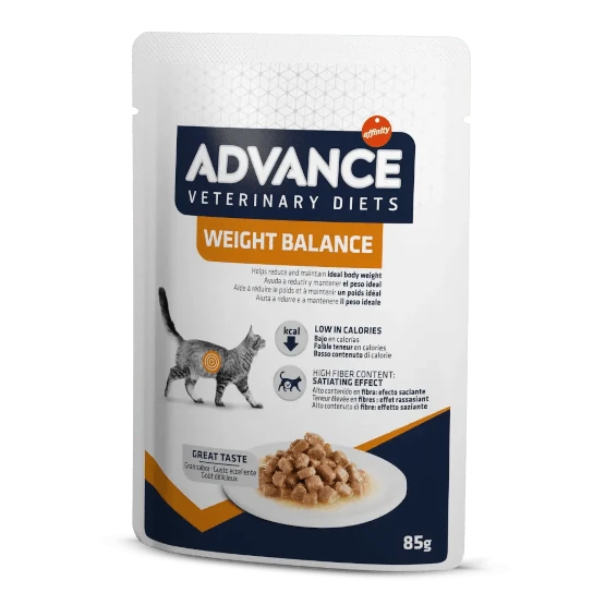 Pochon Advance Veterinary Diet Weight Balance pour Chat 85g