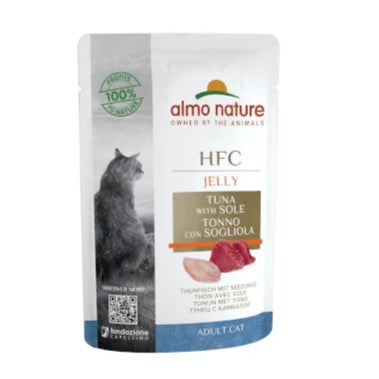 Pochon Thon et Sole en Gelée Almo Nature pour chat