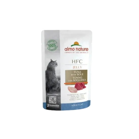 Pochon Thon et Sole en Gelée Almo Nature pour chat