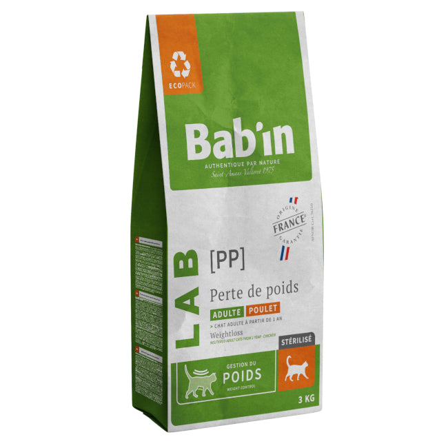 Croquettes LAB Perte de Poids BABIN pour Chat