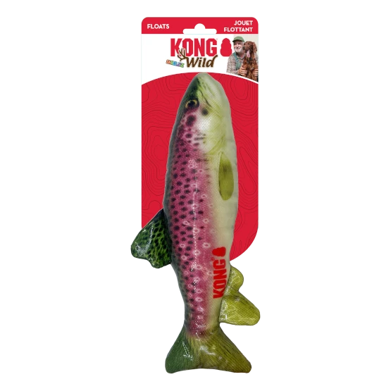 Jouet Kong Wild Truite pour Chien