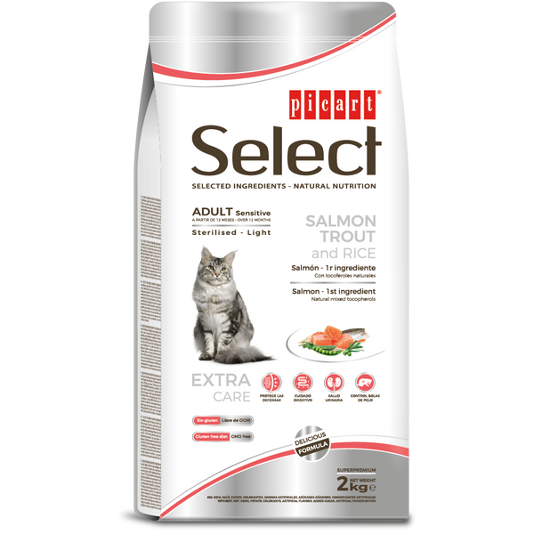 Select Chat Adulte Sensitive Stérilisé Picart