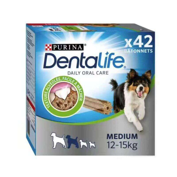 42 Bâtonnets à Mâcher pour Chien Medium