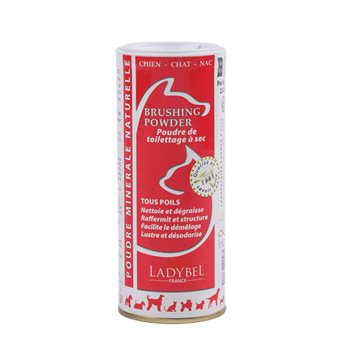 Brushing powder Poudre de Toilettage à Sec Ladybell pour Chiens et Chats