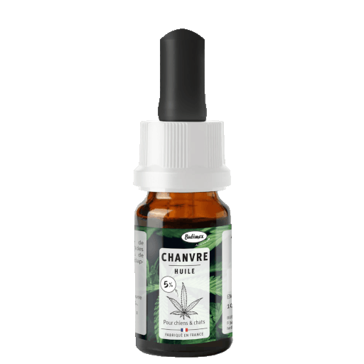 Flacon d'huile de chanvre 5%