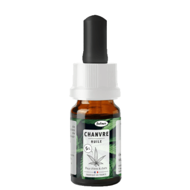 flacon d'huile de chanvre 5%