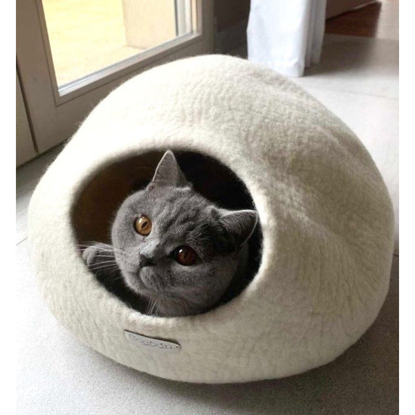 Cocon pour Chat Uni en Feutre Cocoon Paris