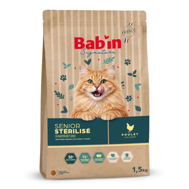 Signature Chat Senior Stérilisé Babin