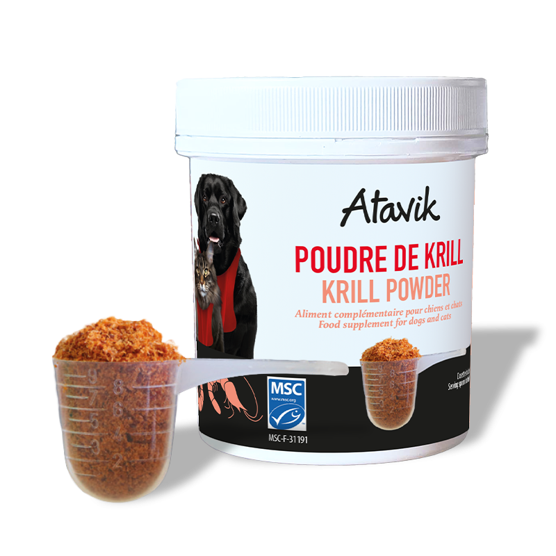 Poudre de Krill pour Chien et Chat