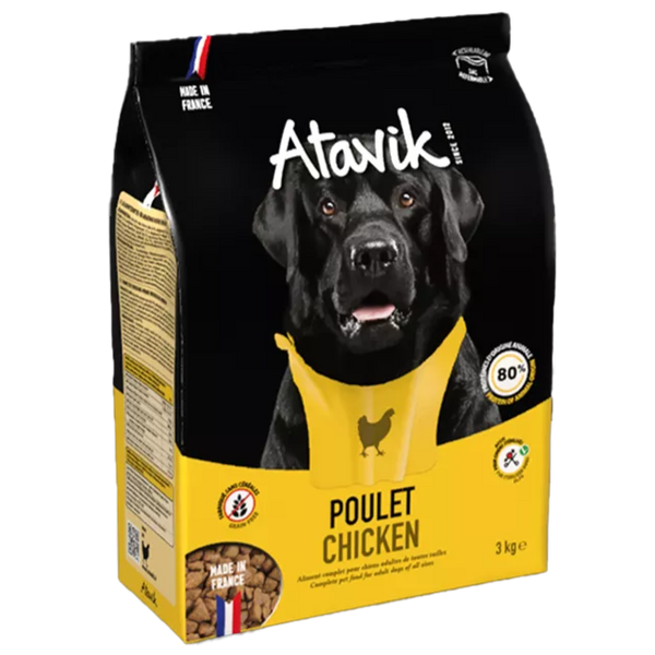 Atavik croquettes au Poulet pour chien adulte
