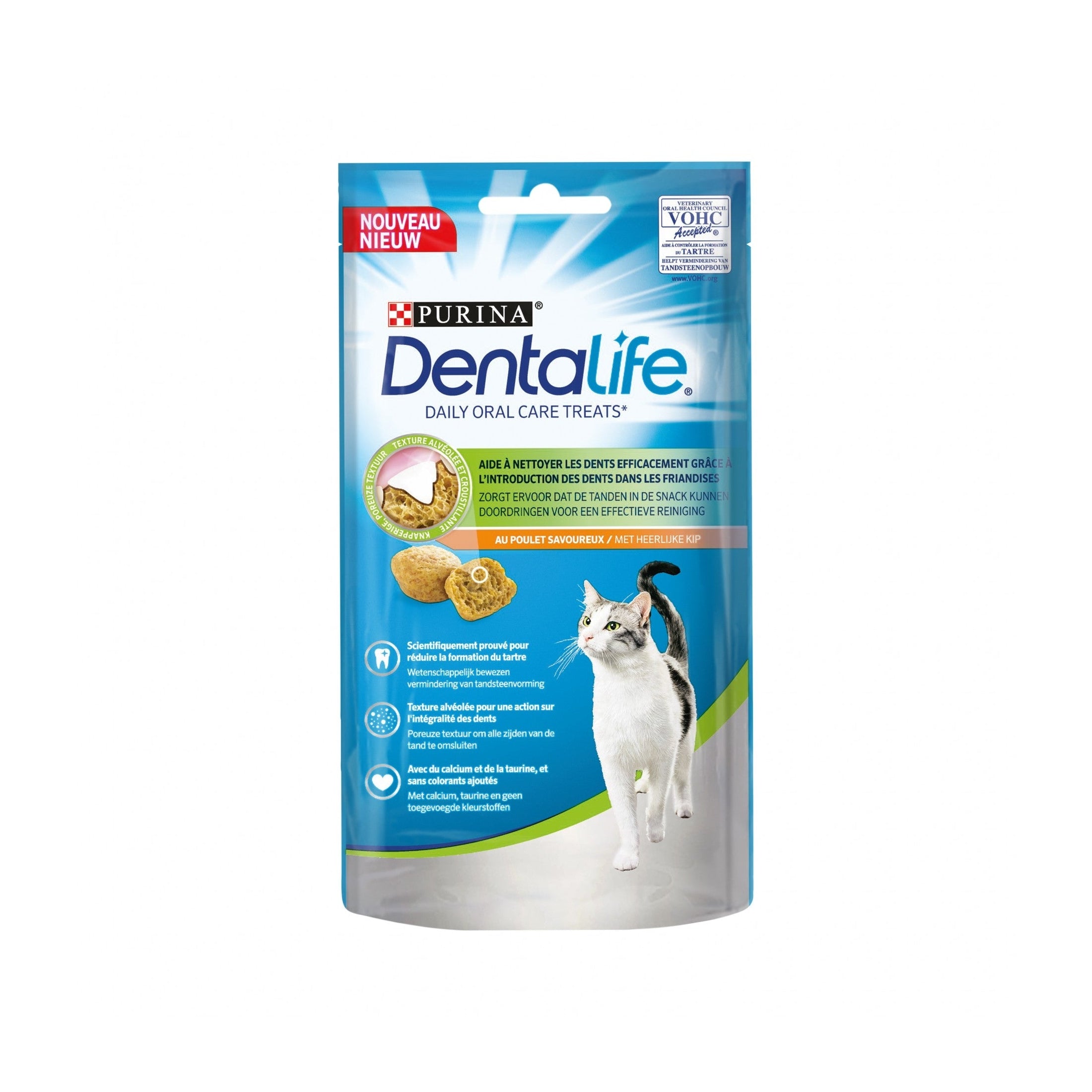 Friandises buccodentaire pour chat au poulet