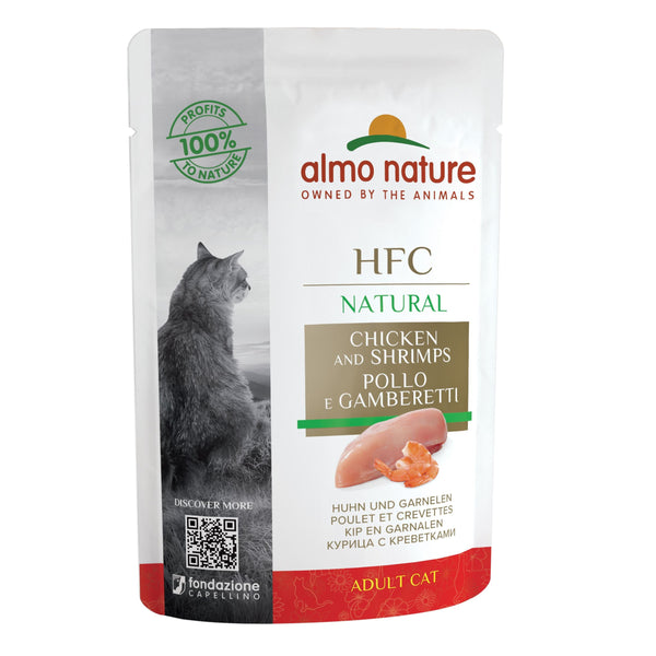 Sachet Poulet et Crevettes Almo Nature pour Chat
