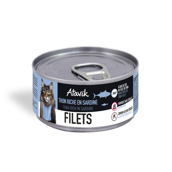 Filets Thon et Sardines -Chat 70g